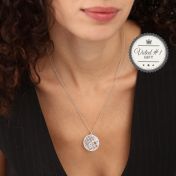 Precious Spot Map Necklace [Sterling Silver]