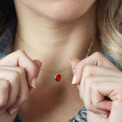 Red at play Necklace