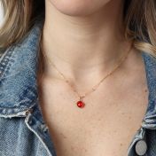 Red at play Necklace