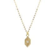 Sun Goddess Hexagon Necklace