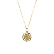 Octagon Roman Coin Necklace