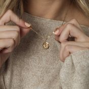 Octagon Roman Coin Necklace