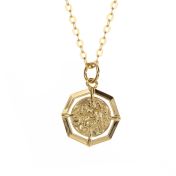 Octagon Roman Coin Necklace