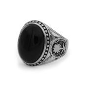 Odysseus Onyx Men Ring - Sterling Silver