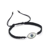 Oneiroi Evil Eye Adjustable Black Bracelet