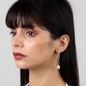 Harmony Pink Pearl Earrings [Sterling Silver]