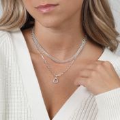 Shine Bright Heart Necklace [Sterling Silver]
