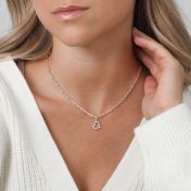 Shine Bright Heart Necklace [Sterling Silver]