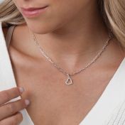Shine Bright Heart Necklace [Sterling Silver]