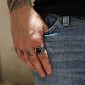 Phantom Men Ring - Sterling Silver