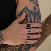 Phantom Men Ring - Sterling Silver