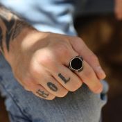 Phantom Men Ring - Sterling Silver