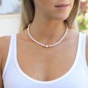 Sophie Pearl Necklace - 18K Gold Plated
