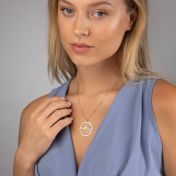 Precious Spot Map Necklace [Gold Plated]