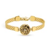Talisa Silhouette Map Bracelet [18K Gold Plated]
