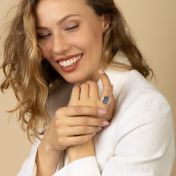 Precious Spot Silhouette Map Ring [Sterling Silver]