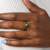 Bright Sky Birthstone Ring - Genuine Stone
