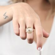 French Vintage Coin Ring