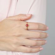 Red Crown Ring
