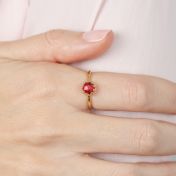 Red Crown Ring