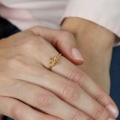 Braided Sphere Ring