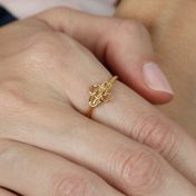 Braided Sphere Ring
