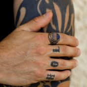Royal Brown Tiger Eye Men Ring - Sterling Silver