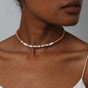 Sandy Beach Howlite Necklace