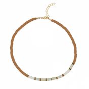 Sandy Beach Howlite Necklace