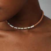 Sandy Beach Howlite Necklace