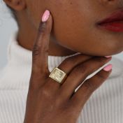 Rose Signet Ring