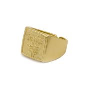 Rose Signet Ring