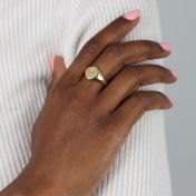 Shining Star Signet Ring
