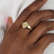 Shining Star Signet Ring