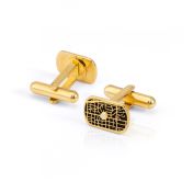 Legacy Map Eclipse Cufflinks [18K Gold Vermeil]