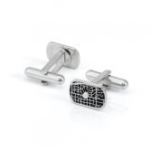 Legacy Map Eclipse Cufflinks [Sterling Silver]