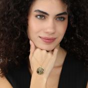 Family Paths Silhouette Map Necklace [18K Gold Plated]