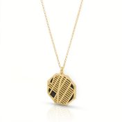 Family Paths Silhouette Map Necklace [18K Gold Plated]
