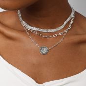 Hidden Treasure Coin Necklace [Sterling Silver]