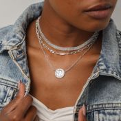 Hidden Treasure Coin Necklace [Sterling Silver]