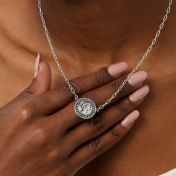 Hidden Treasure Coin Necklace [Sterling Silver]