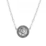 Hidden Treasure Coin Necklace [Sterling Silver]