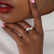 Solid Dome Ring - Sterling Silver
