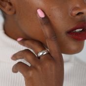 Solid Dome Ring - Sterling Silver