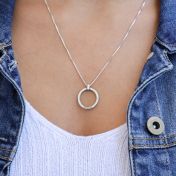Sweet Gesture Name Necklace [Sterling Silver]