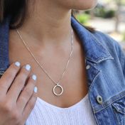 Sweet Gesture Name Necklace [Sterling Silver]