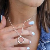 Sweet Gesture Name Necklace [Sterling Silver]