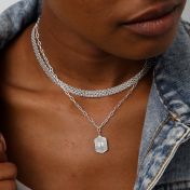 Herringbone Necklace [Sterling Silver]