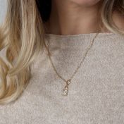 Pave Vibe Padlock Necklace