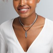 Herringbone Necklace [Sterling Silver]